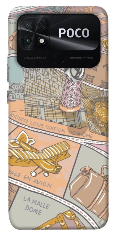 Чохол на Xiaomi Poco C40 Fashion collage ver.2 фото 1 з 1