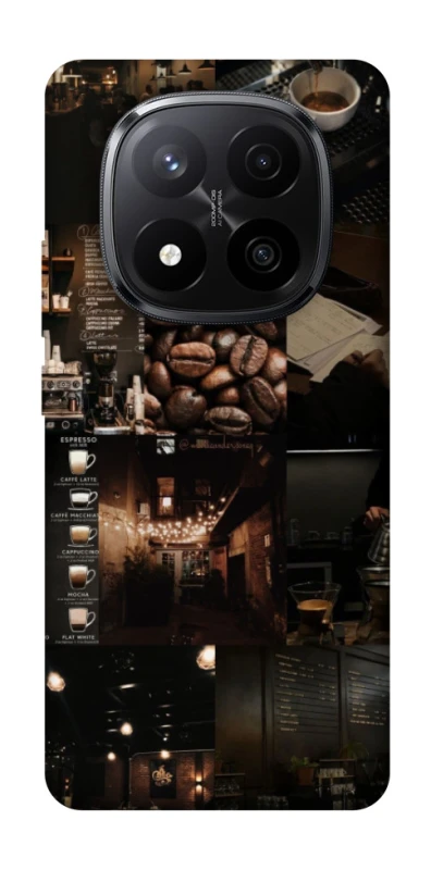 Чохол на Xiaomi Redmi Note 14 Pro+ 5G Coffee collage ver.1 фото 1 з 1