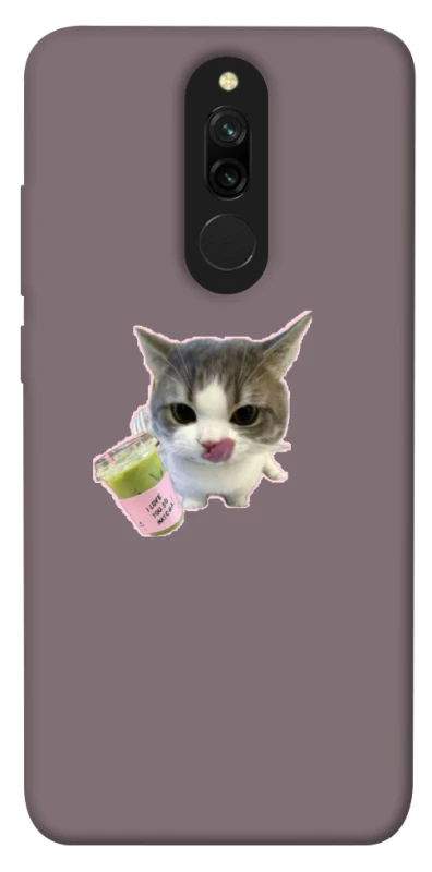 Чехол на Xiaomi Redmi 8 cat matcha фото 1 из 1