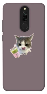 Чехол на Xiaomi Redmi 8 cat matcha фото 1 из 1