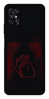 Чехол на ZTE Blade V2020 Smart Красное сердце фото 1 из 1