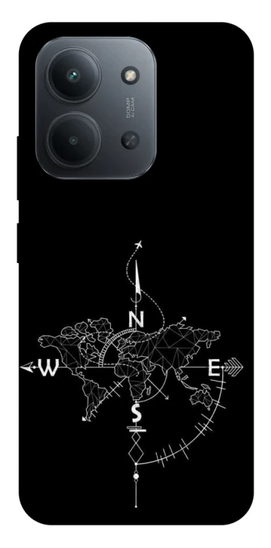 Чохол на Xiaomi Redmi 15C (Global) Travel Map фото 1 з 1