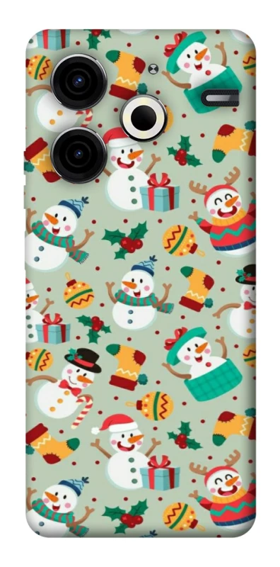 Чехол на TECNO Pova 6 Neo (LI6) Новогодний v2 фото 1 из 1