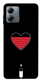 Чехол на Motorola Moto G14 Charge your heart фото 1 из 1