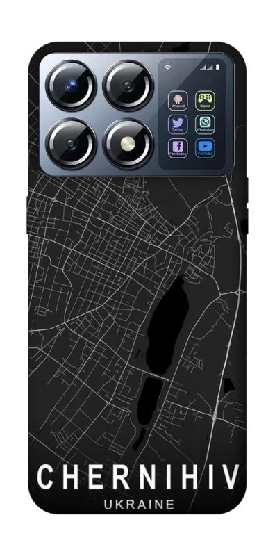 Чохол на Xiaomi POCO X8 Pro Chernihiv map фото 1 з 1