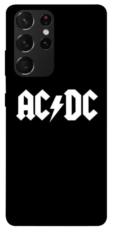 Чехол на Samsung Galaxy S21 Ultra AC/DC logo фото 1 Чехол на Samsung Galaxy S21 Ultra AC/DC logo фото 1 из 1