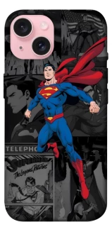 Чехол на Apple iPhone 15 (6.1") superman comics фото 1 из 1