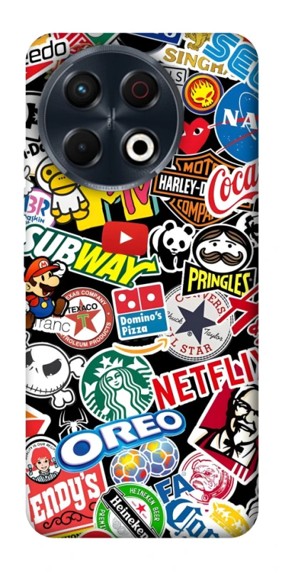 Чохол на TECNO Spark 30 Pro (KL7) brands фото 1 з 1