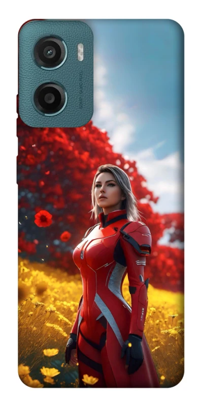 Чохол на Motorola Moto G06 Cyber space girl ver.5 фото 1 з 1