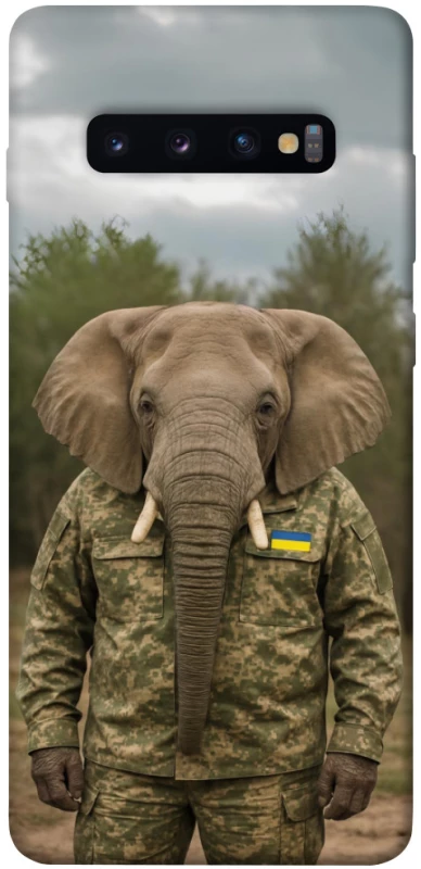 Чохол на Samsung Galaxy S10+ Слон захисник фото 1 з 1