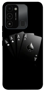 Чохол на TECNO Spark 8C Black Cards фото 1 з 1
