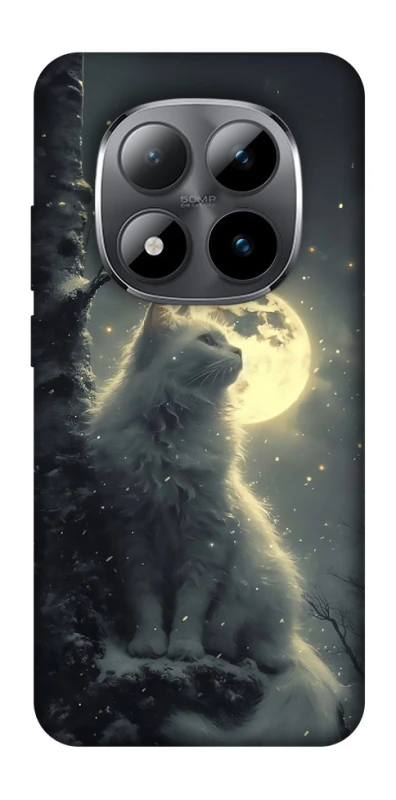 Чохол на Xiaomi Redmi Note 15 Pro 5G Кіт під місяцем фото 1 з 1
