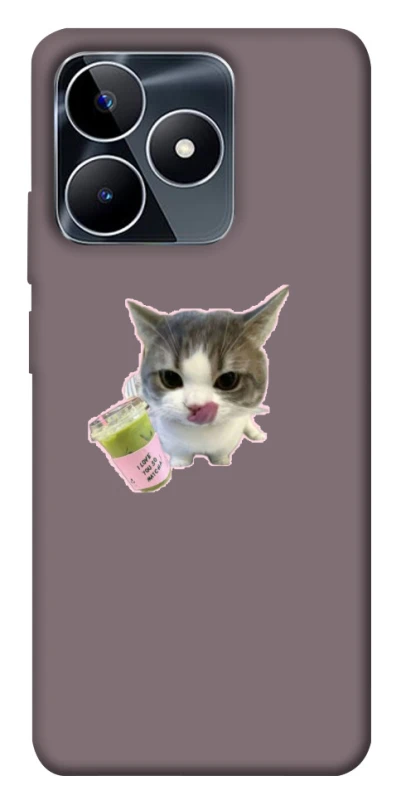 Чохол на Realme C53 cat matcha фото 1 з 1
