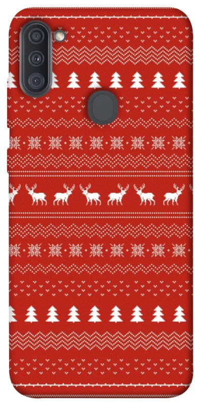 Чехол на Samsung Galaxy A11 Новогодний v12 фото 1 из 1