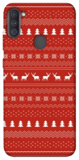 Чехол на Samsung Galaxy A11 Новогодний v12 фото 1 из 1