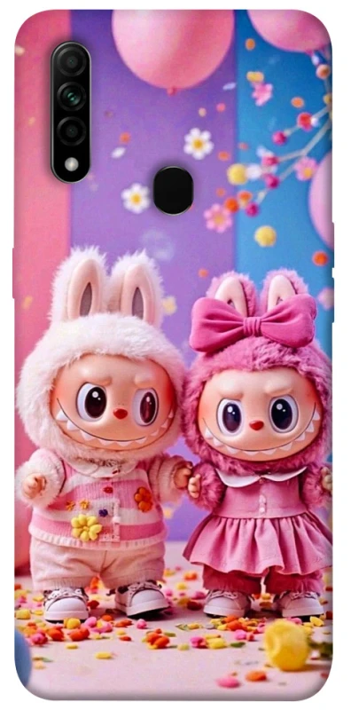 Чехол на Oppo A31 Labubu twins ver.2 фото 1 из 1