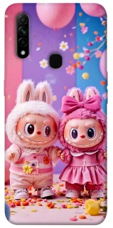 Чехол на Oppo A31 Labubu twins ver.2 фото 1 из 1