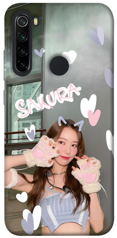 Чехол на Xiaomi Redmi Note 8 Sakura - LE SSERAFIM фото 1 из 1
