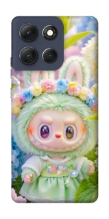 Чехол на Motorola Moto G86 Labubu & Flowers ver.2 фото 1 из 1