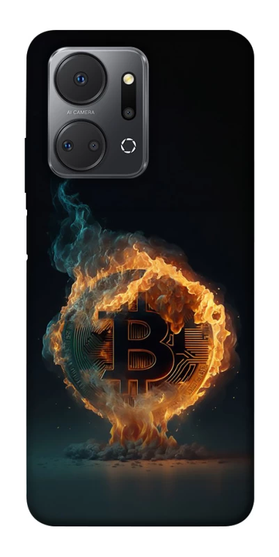 Чохол на Huawei Honor X7a Fire Bitcoin фото 1 з 1
