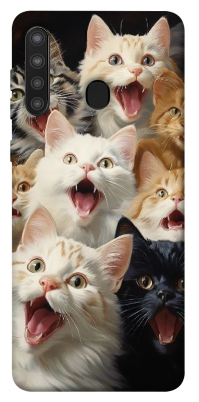 Чохол на Samsung Galaxy A21 Коти фото 1 з 1