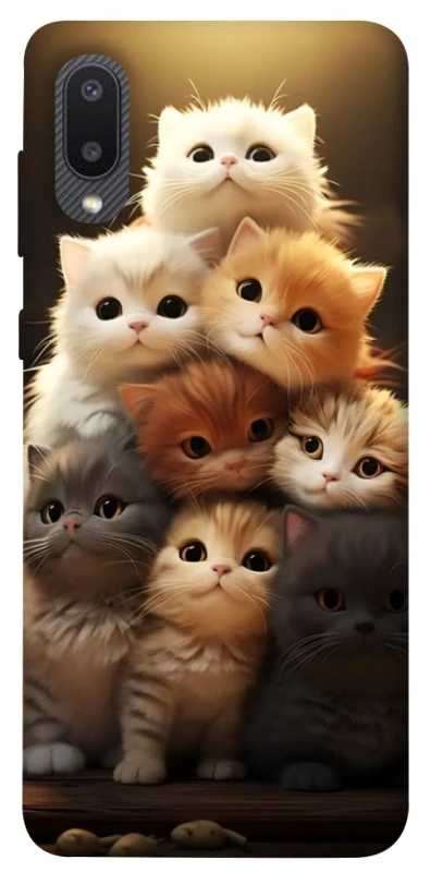 Чохол на Samsung Galaxy A02 Чохол Kittie Love v2 фото 1 з 1