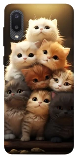 Чехол на Samsung Galaxy A02 Чехол Kittie Love v2 фото 1 из 1