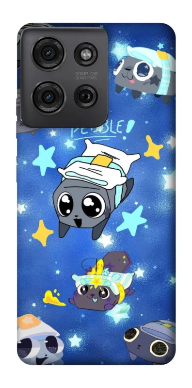 Чехол на Motorola Moto G75 Pebble kitten stars фото 1 из 1