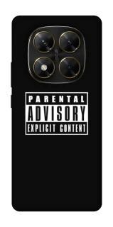 Чехол на Xiaomi Poco X7 Parental Advisory Label фото 1 из 1