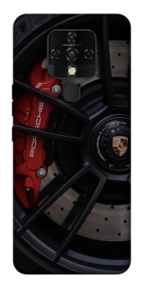 Чехол на TECNO Camon 16 SE Wheal porsche фото 1 из 1