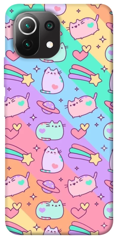 Чехол на Xiaomi Mi 11 Lite Cat Cute фото 1 из 1