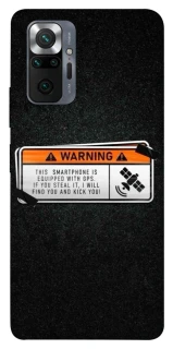 Чохол на Xiaomi Redmi Note 10 Pro Warning фото 1 з 1