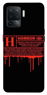 Чохол на Oppo Reno 5 Lite Horror Halloween фото 1 з 1
