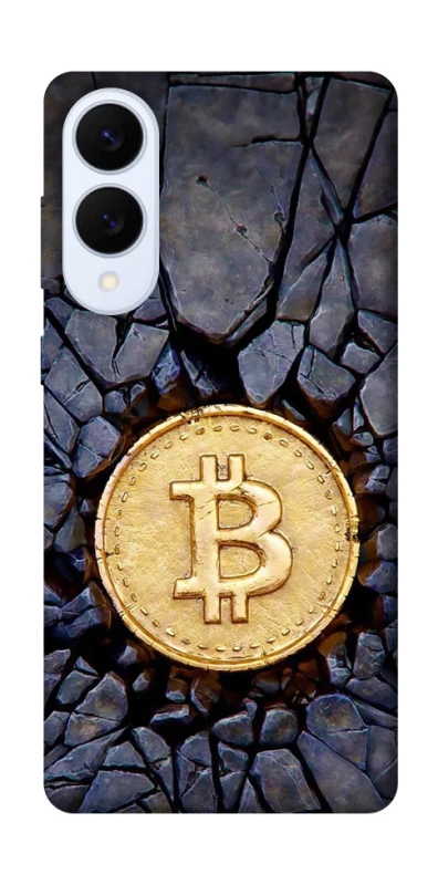 Чохол на Samsung Galaxy S25 Edge Bitcoin cracks фото 1 з 1