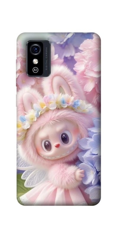 Чохол на ZTE Blade L9 Labubu & Flowers ver.1 фото 1 з 1