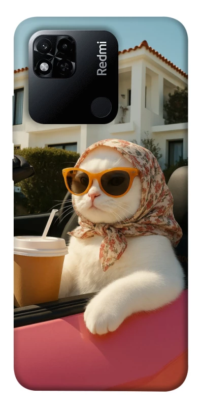 Чехол на Xiaomi Redmi 10A Stylish Cat Cruise фото 1 из 1