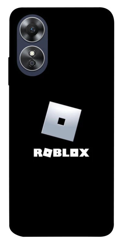 Чехол на Oppo A17 Roblox logo black фото 1 из 1