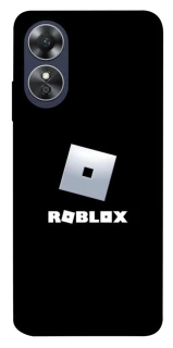 Чехол на Oppo A17 Roblox logo black фото 1 из 1