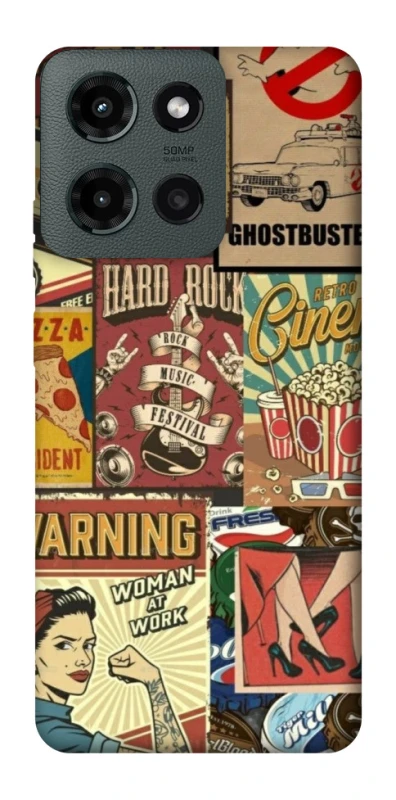 Чохол на Motorola Moto G Power (2025) Retro collage ver.2 фото 1 з 1