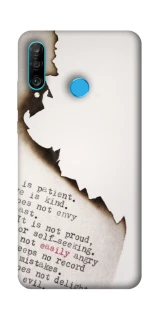 Чехол на Huawei P30 lite Стихи фото 1 из 1