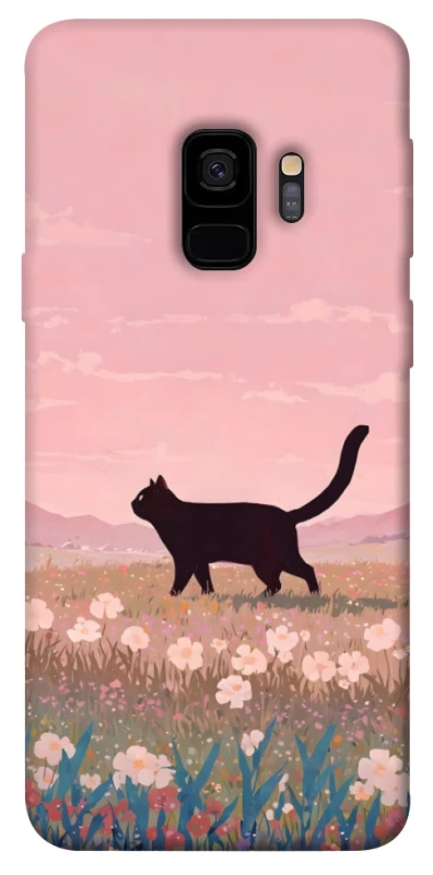 Чохол на Samsung Galaxy S9 cat on a field фото 1 з 1
