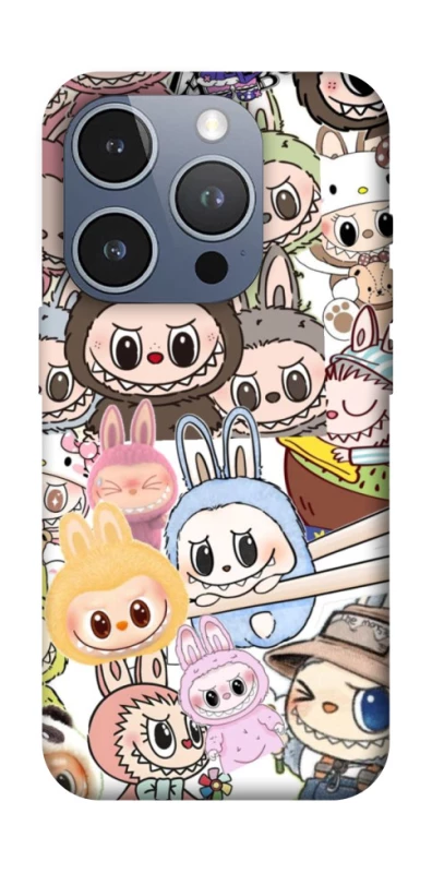 Чохол на Apple iPhone 16 Pro All Labubus фото 1 з 1