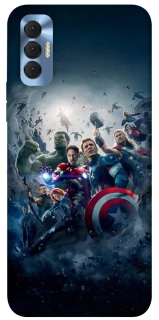 Чохол на TECNO Spark 8P Marvel heroes фото 1 з 1