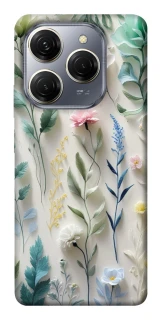 Чехол на TECNO Spark 20 Pro Floral design ver.3 фото 1 из 1