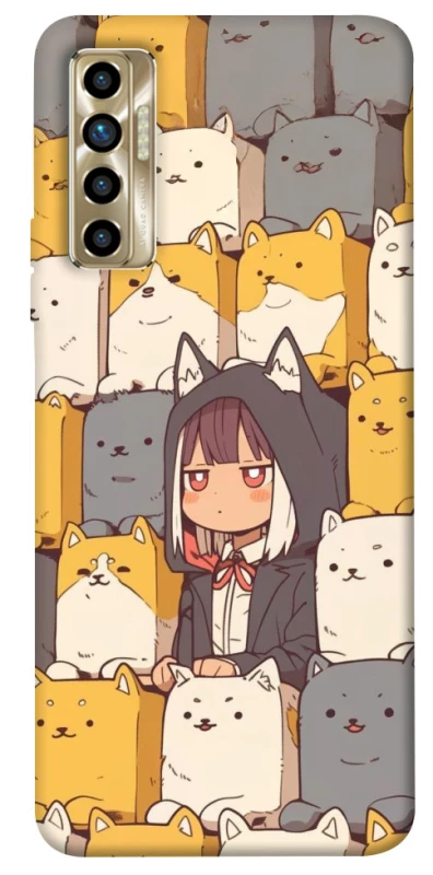 Чехол на TECNO Camon 17P Like a cat фото 1 из 1