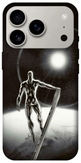 Чохол на Apple iPhone 17 Pro (6.3") Срібний серфер фото 1 з 1