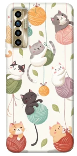 Чехол на TECNO Camon 17P Funny Kittens фото 1 из 1