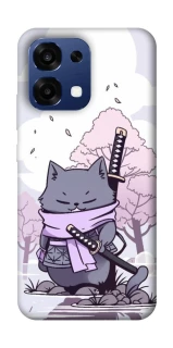 Чехол на Oppo A6 Pro 4G/5G Samurai cat фото 1 из 2