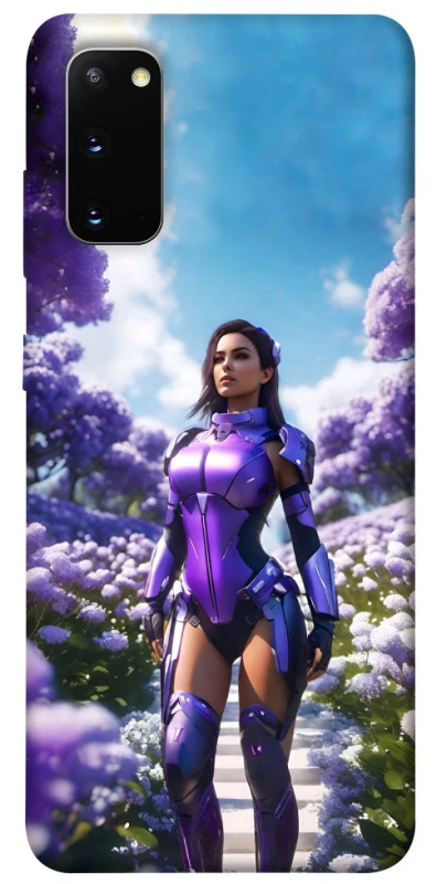 Чохол на Samsung Galaxy S20 Cyber space girl ver.4 фото 1 з 1