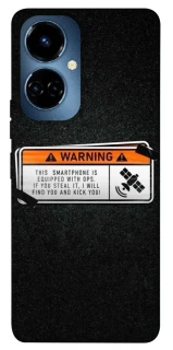 Чехол на TECNO Camon 19 Pro Warning фото 1 из 1